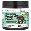 Pet Honesty, Poudre dentaire Haleine fraîche, Pour chiens, Menthe, 150 g
