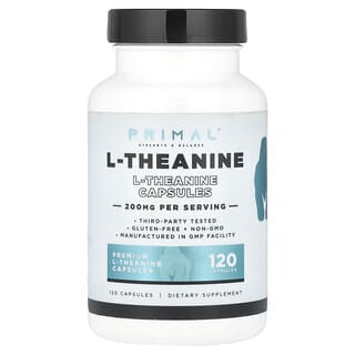 PrePrimal, L-Theanine, 200 mg, 120 Capsules