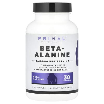PrePrimal, Beta-Alanine, 120 Capsules (850 mg per Capsule)
