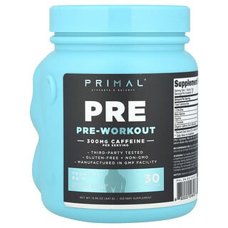 PrePrimal, Pre-Workout, Tropical Rain, vor dem Workout, tropischer Regen, „Raketen-Pop“, 447 g (15,96 oz.)