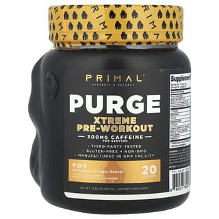 PrePrimal, Purge, Pré-treino Xtreme, POG (Abacaxi, Laranja, Goiaba), 362 g (12,93 oz)