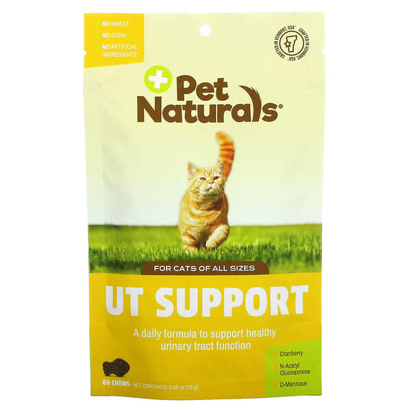 Pet Naturals‏, UT Support for Cats, 60 Chews, 2.65 oz (75 g)