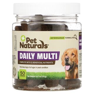 Pet Naturals of Vermont, Multi diario, para perros, 50 masticables, 6.17 oz (175 g)