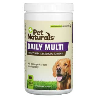 Pet Naturals of Vermont, Daily Multi, For Dogs, All Ages, Approx. 150 Chews, 18.52 oz (525 g)