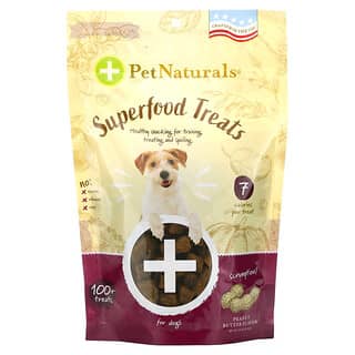 Pet Naturals, Superfood Treats for Dogs, Peanut Butter Recipe, 100+ Treats, 8.5 oz (240 g)