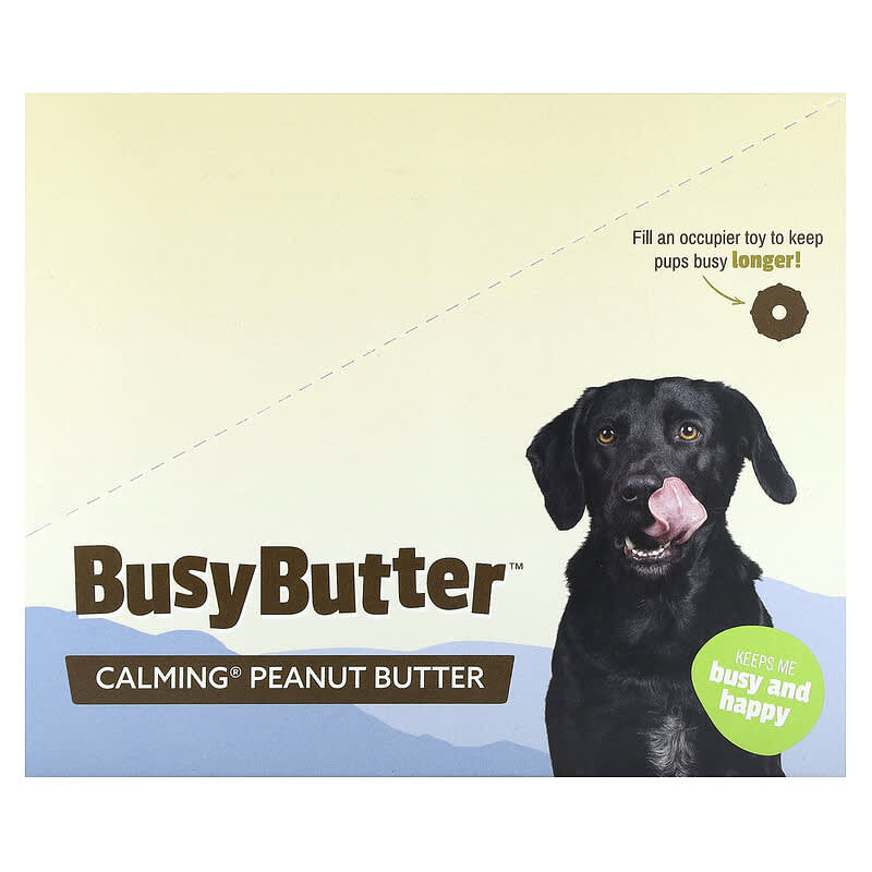 Pet Naturals Busybutter Calming Peanut Butter for Dogs, Stress and Anxiety  Support, 1.5 oz. 