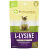 Pet Naturals of Vermont, L-lisina para gatos, Sabor a hígado de pollo, 250 mg, 60 comprimidos masticables, 90 g (3,17 oz)