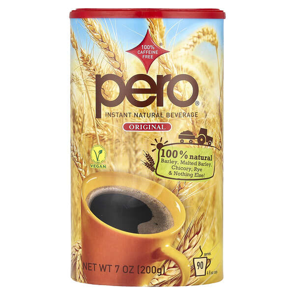 Pero, 인스턴트 천연 음료, 무카페인, 오리지널, 200g(7oz)