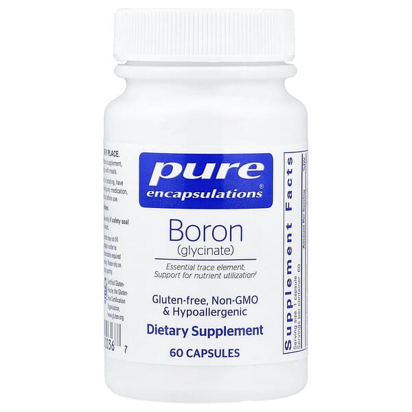 Pure Encapsulations, Boron (Glycinate), 60 Capsules (2 mg per Capsule) — product photo 1