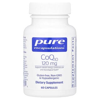 Pure Encapsulations (بيور إنكابسوليشنز)‏, CoQ10 ، 120 ملجم ، 60 كبسولة