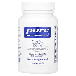 Pure Encapsulations, 輔酶 Q10，120 毫克，120 粒膠囊