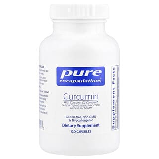 Pure Encapsulations, Curcumina, 120 cápsulas