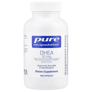 Pure Encapsulations‏, DHEA, ‏10 מ"ג, 180 כמוסות