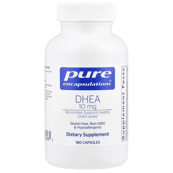 Pure Encapsulations, DHEA, 10 mg, 180 Capsules