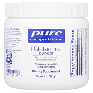 Pure Encapsulations, L-glutamina en polvo, 227 g (8 oz)