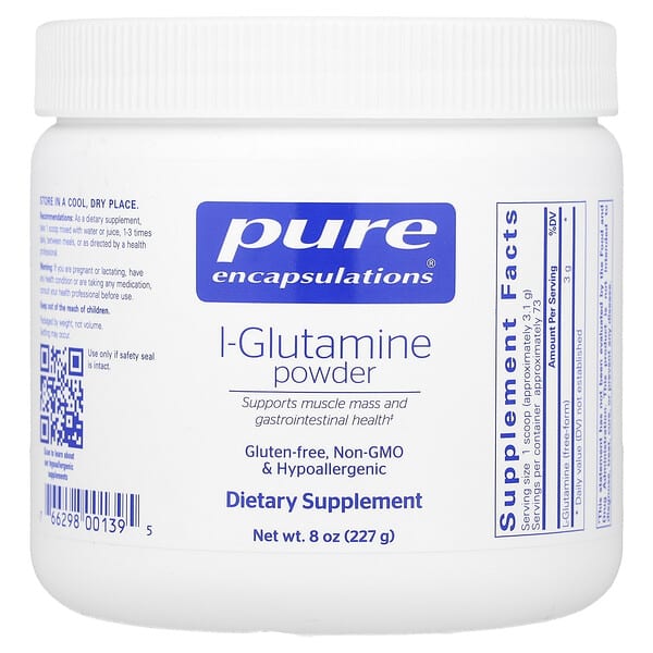 L-Glutamine Powder, 8 oz (227 g)