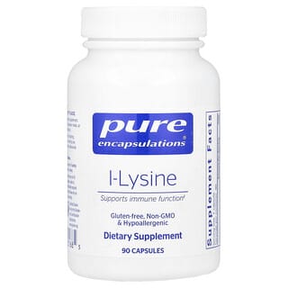 Pure Encapsulations, L-Lysine, 90 capsules