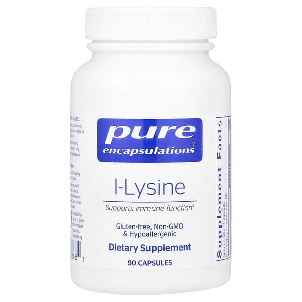 L-Lysine, 90 Capsules (500 mg per Capsule)