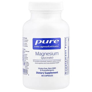 Pure Encapsulations, Magnesium (Glycinate), 120 mg, 90 Capsules