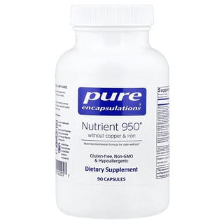 Pure Encapsulations, Nutrient 950® Without Copper & Iron, 90 Capsules