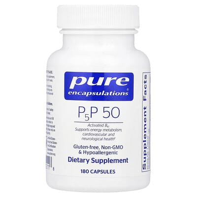 Pure Encapsulations, P5P 50, 180 Capsules (50 mg per Capsule)