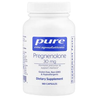 Pure Encapsulations (بيور إنكابسوليشنز)‏, Pregnenolone ، 30 ملجم ، 180 كبسولة