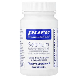 Pure Encapsulations, Selenium, 60 Capsules (200 mg per Capsule)