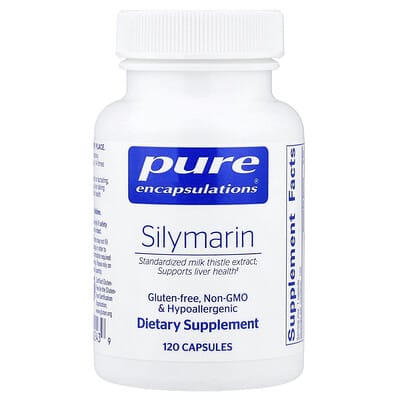 Pure Encapsulations, Silymarin, 120 Capsules (250 mg per Capsule)
