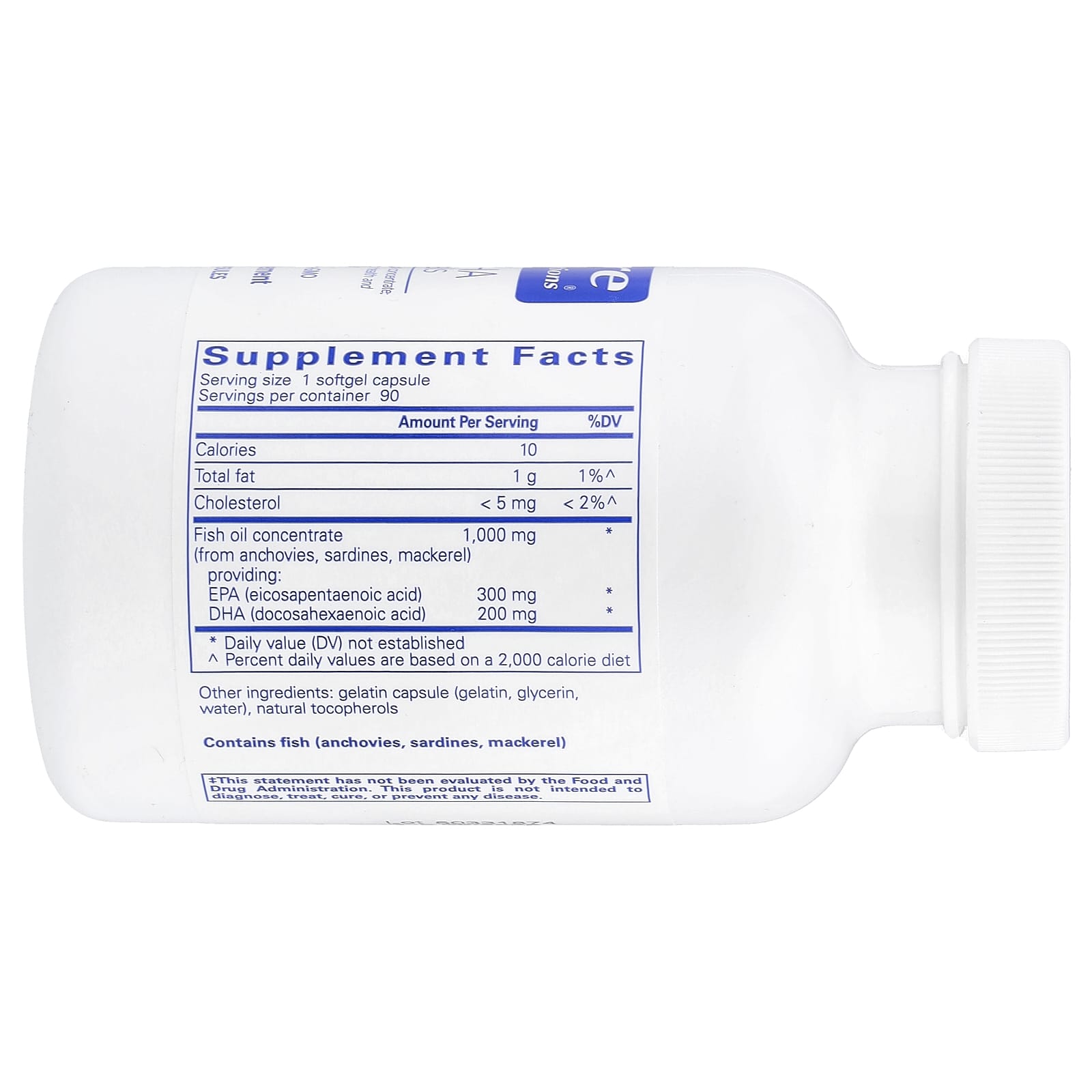 Pure Encapsulations, EPA/DHA Essentials, 90 kapsułek miękkich