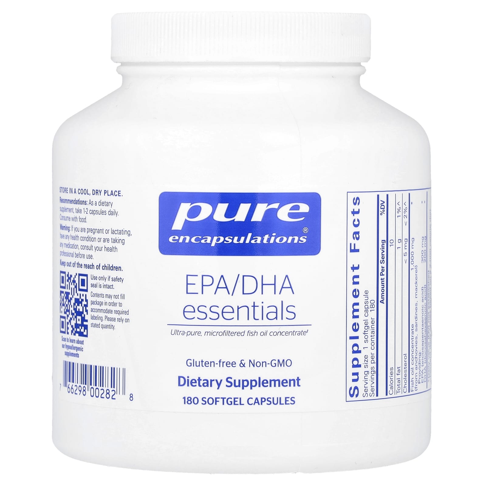 Pure Encapsulations (بيور إنكابسوليشنز)‏, EPA / DHA Essentials ، 180