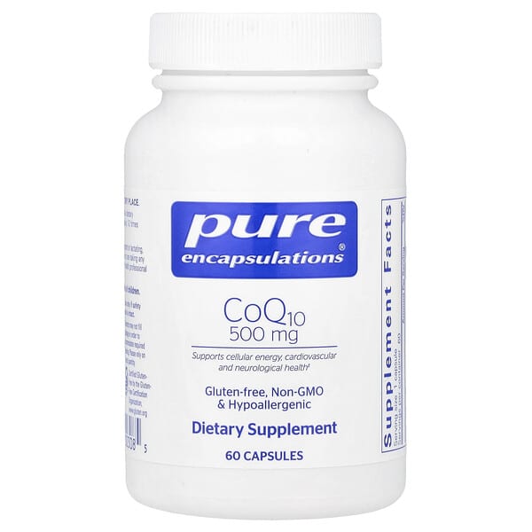 CoQ10, 500 mg, 60 Capsules