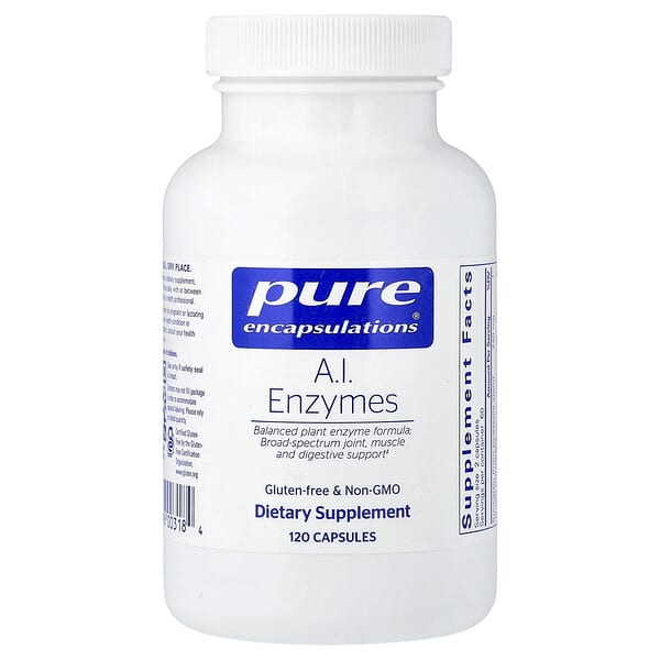 Pure Encapsulations, A.I. Enzymes, 120 Capsules — product photo 1