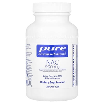 Pure Encapsulations, N-Acetyl Cysteine ​​(NAC), 900 mg, 120 Capsules
