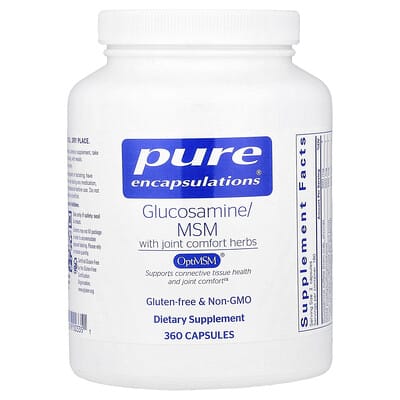 Pure Encapsulations, Glucosamine MSM With Joint Comfort Herbs, 360 Capsules