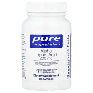Pure Encapsulations, Alpha Lipoic Acid, 200 mg, 120 Kapsül