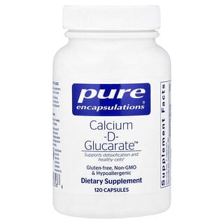 Pure Encapsulations, Calcium-d-Glucarate™, 120 Capsules (500 mg per Capsule)