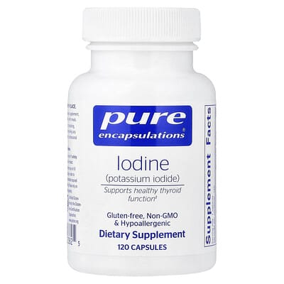 Pure Encapsulations, Iodine, 120 Capsules (225 mcg per capsule)