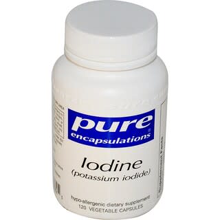 Pure Encapsulations, İyodin, 120 Kapsül (Kapsül başına 225 mcg)