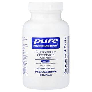 Pure Encapsulations, Glucosamine + Chondroitin with MSM, 120 Capsules