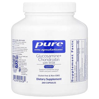 Pure Encapsulations, Glucosamine + Chondroitin with MSM, 240 Capsules