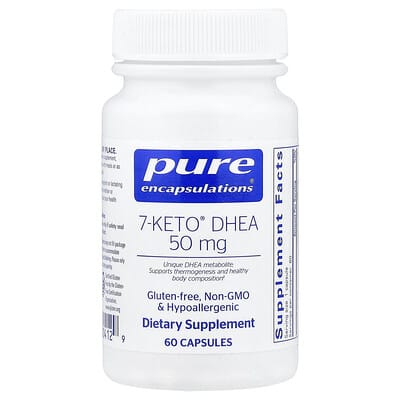 Pure Encapsulations, 7-Keto® DHEA, 50 mg, 60 Capsules