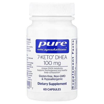 Pure Encapsulations, 7-Keto® DHEA, 100 mg, 60 Capsules