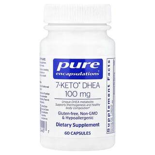 Pure Encapsulations, 7-Keto® DHEA, 100 mg, 60 Capsules
