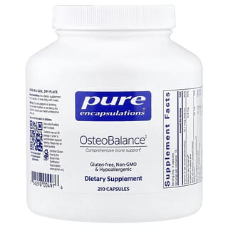Pure Encapsulations, OsteoBalance, 210 Capsules