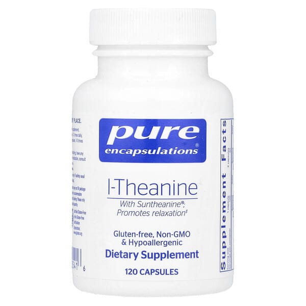 L-Theanine, 120 Capsules (200 mg per Capsule)