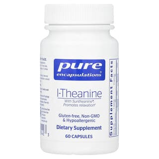 Pure Encapsulations (بيور إنكابسوليشنز)‏, ل-ثيانين ، 60 كبسولة