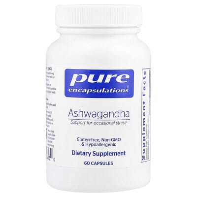 Pure Encapsulations, Ashwagandha, 60 Capsules (500 mg per Capsule)