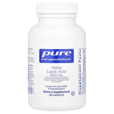 Pure Encapsulations, Alpha-Lipoic Acid, 600 mg, 120 Capsules