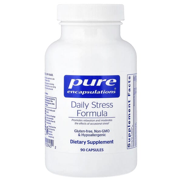 Pure Encapsulations, Daily Stress Formula, 90 Capsules — product photo 1