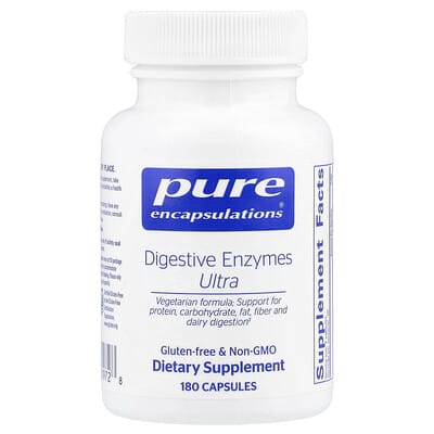 Pure Encapsulations, Digestive Enzymes Ultra, 180 Capsules